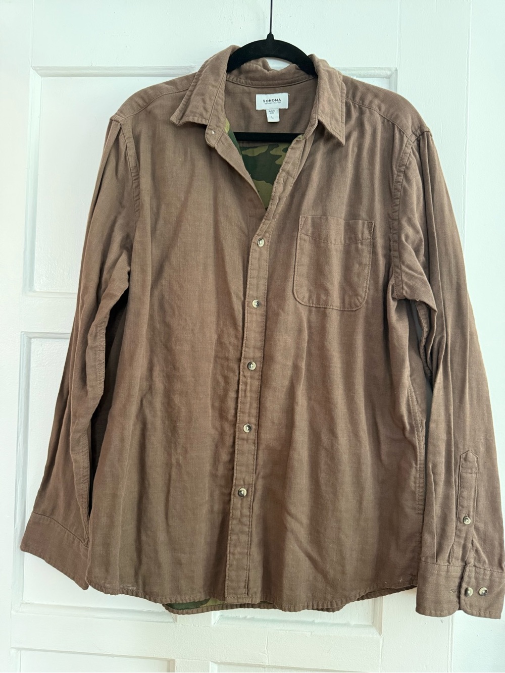 Sonoma Tan Jacket with Green Camo Lining